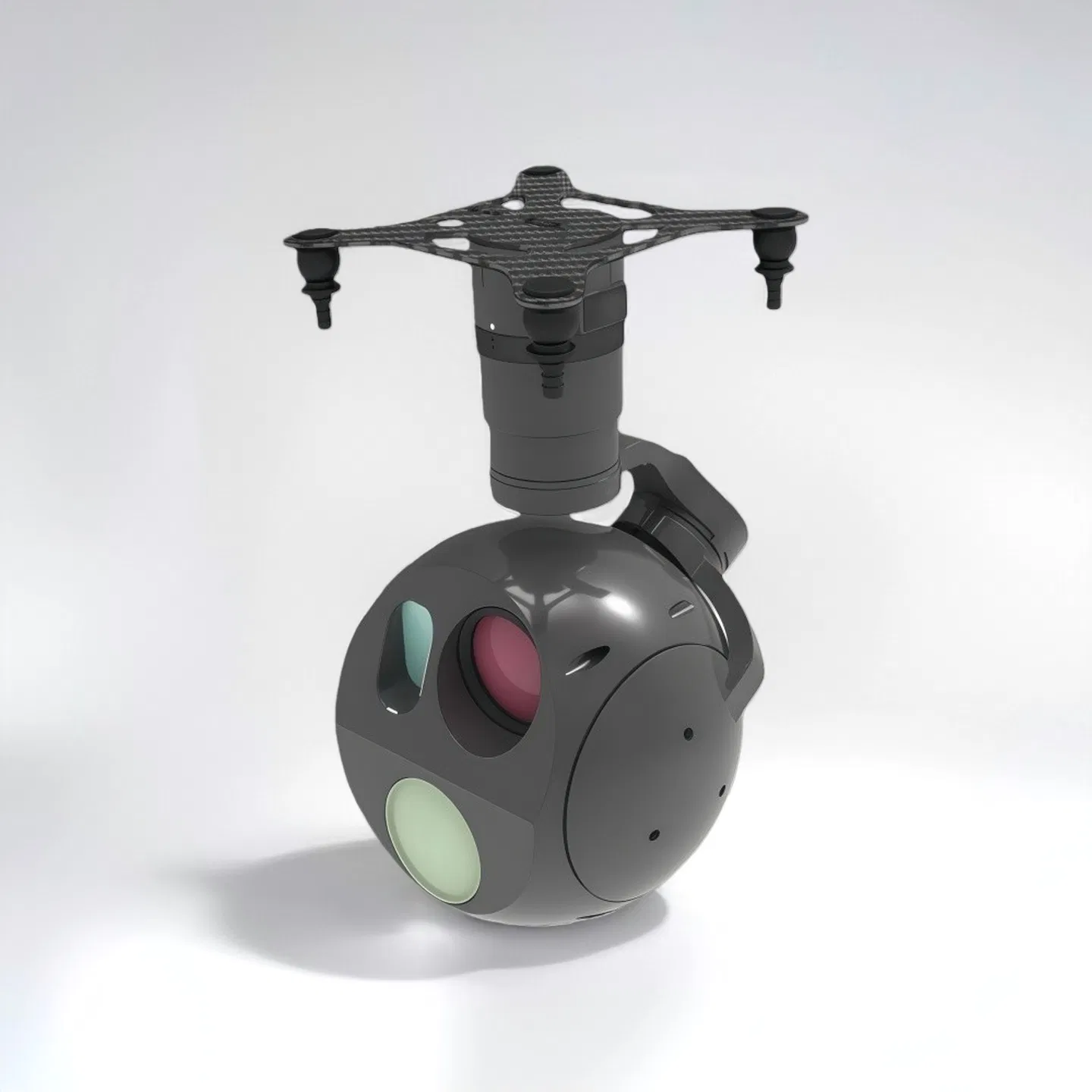 Electro-Optical System 24/7 Inspection and Surveillance Digital Thermal Drone Gimbal Camera