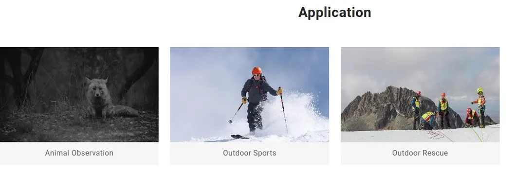 Handheld Thermal Monocular Features