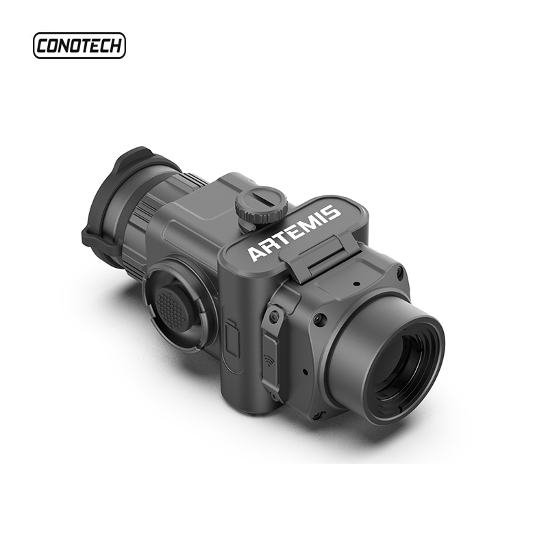 WiFi Supported Scope Hunting Scope Image Infrared Telescope Imaging Thermal Clip on Thermal Attachment Clip-on with 25mm 35mm Lens Optional