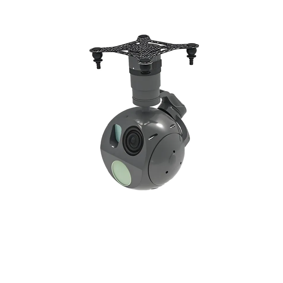 Digital Thermal Drone Gimbal Camera Top View