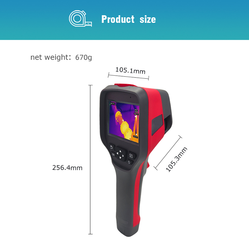 High Resolution Thermal Infrared Imager for Inspection Electrical/Mechanical Building and HVAC Applications
