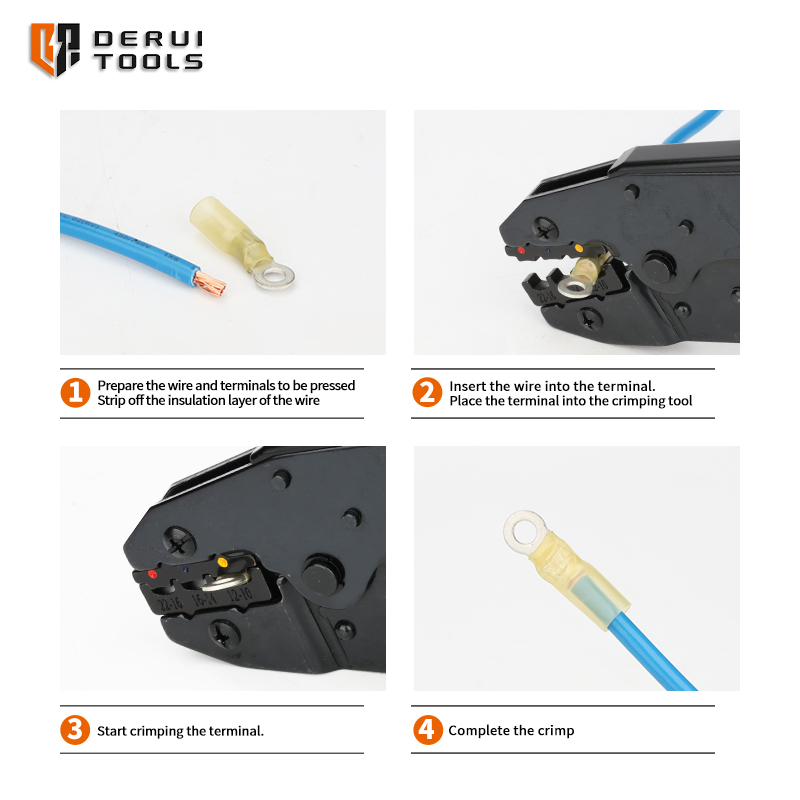 HS-30r Crimping Pliers, Versatile Tool for Thermal Contraction Terminal Connections