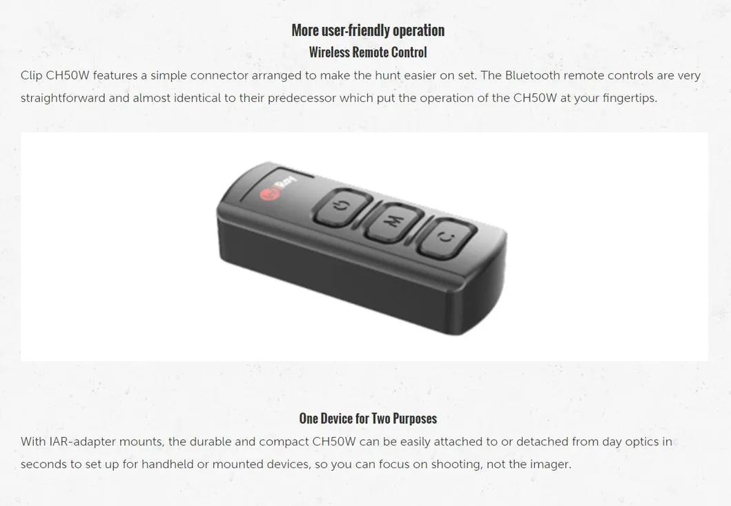 Thermal Imaging Attachment CH50W Detail 3