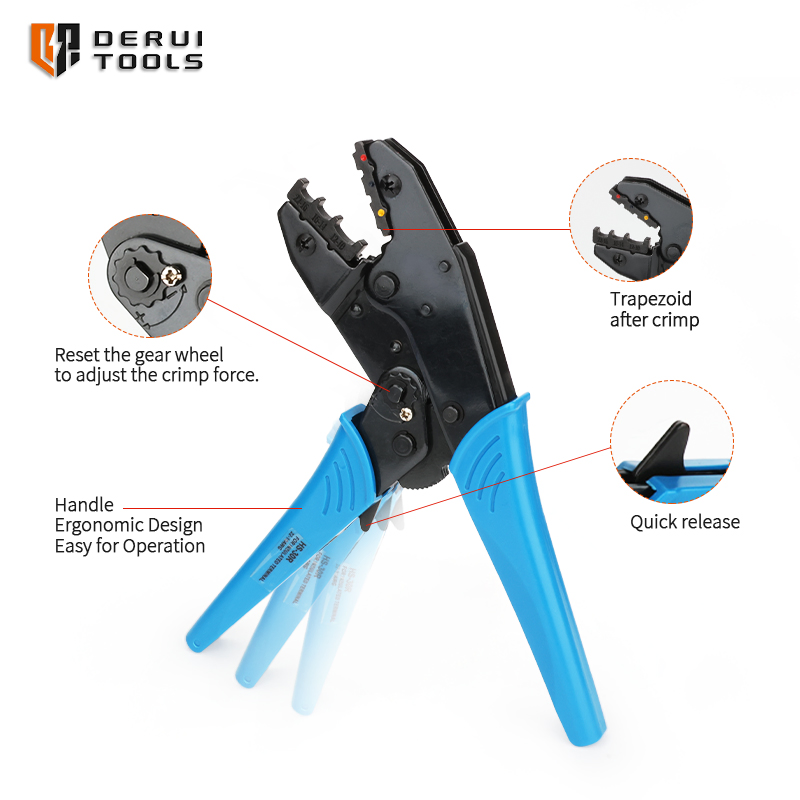 HS-30r Crimping Pliers, Versatile Tool for Thermal Contraction Terminal Connections