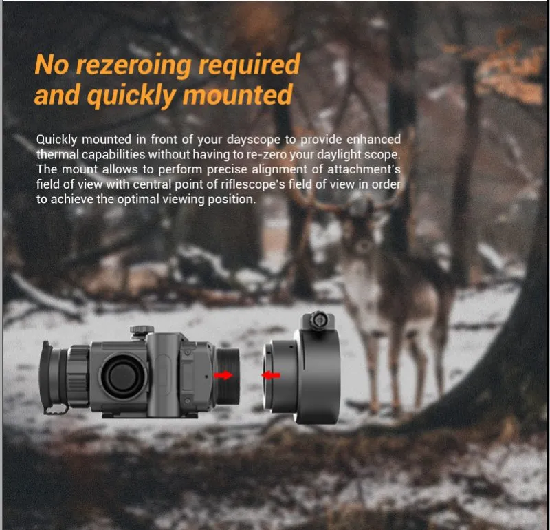 Thermal Imaging Attachment Scope 8