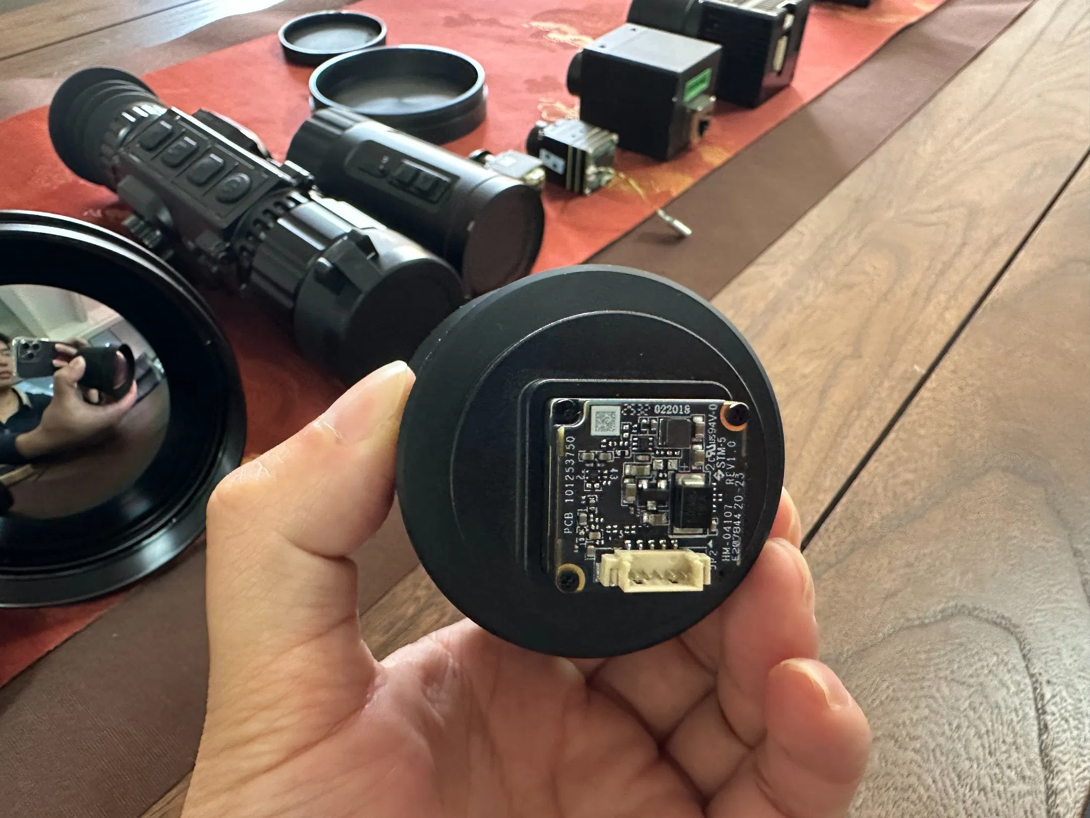 Uncooled Infrared CVBS RJ45 IP 640 Thermal Sensor Mini Camera Module with Night Vision H. 265 Cloud Storage