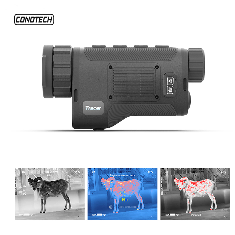High Definition Thermal Night Vision Hunting Riflescope Optics Magnification Thermal Scope for Hunting