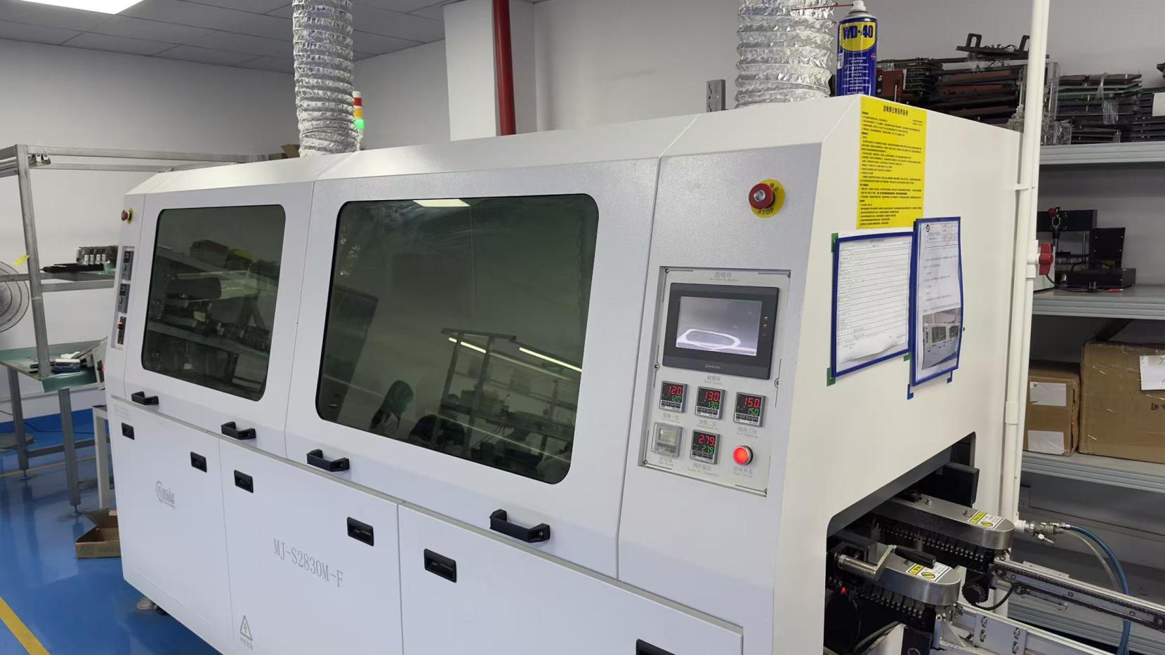 Sema Wave Soldering automated process for thermal camera circuit boards