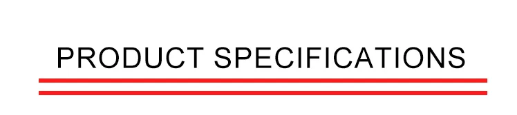 Specification Chart 1