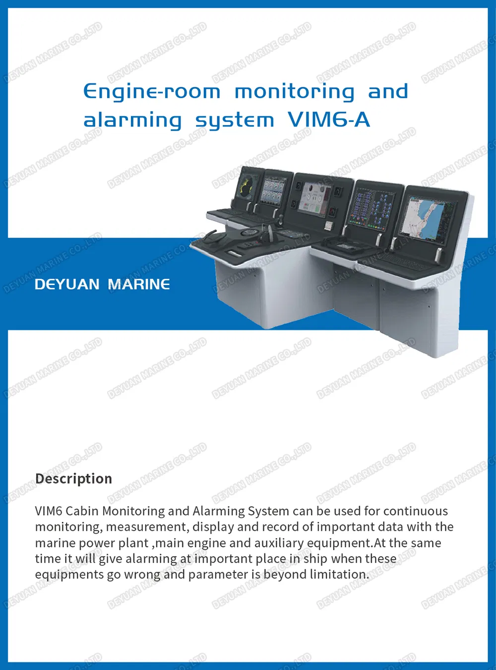 Engine Room Monitoring and Alarm System
