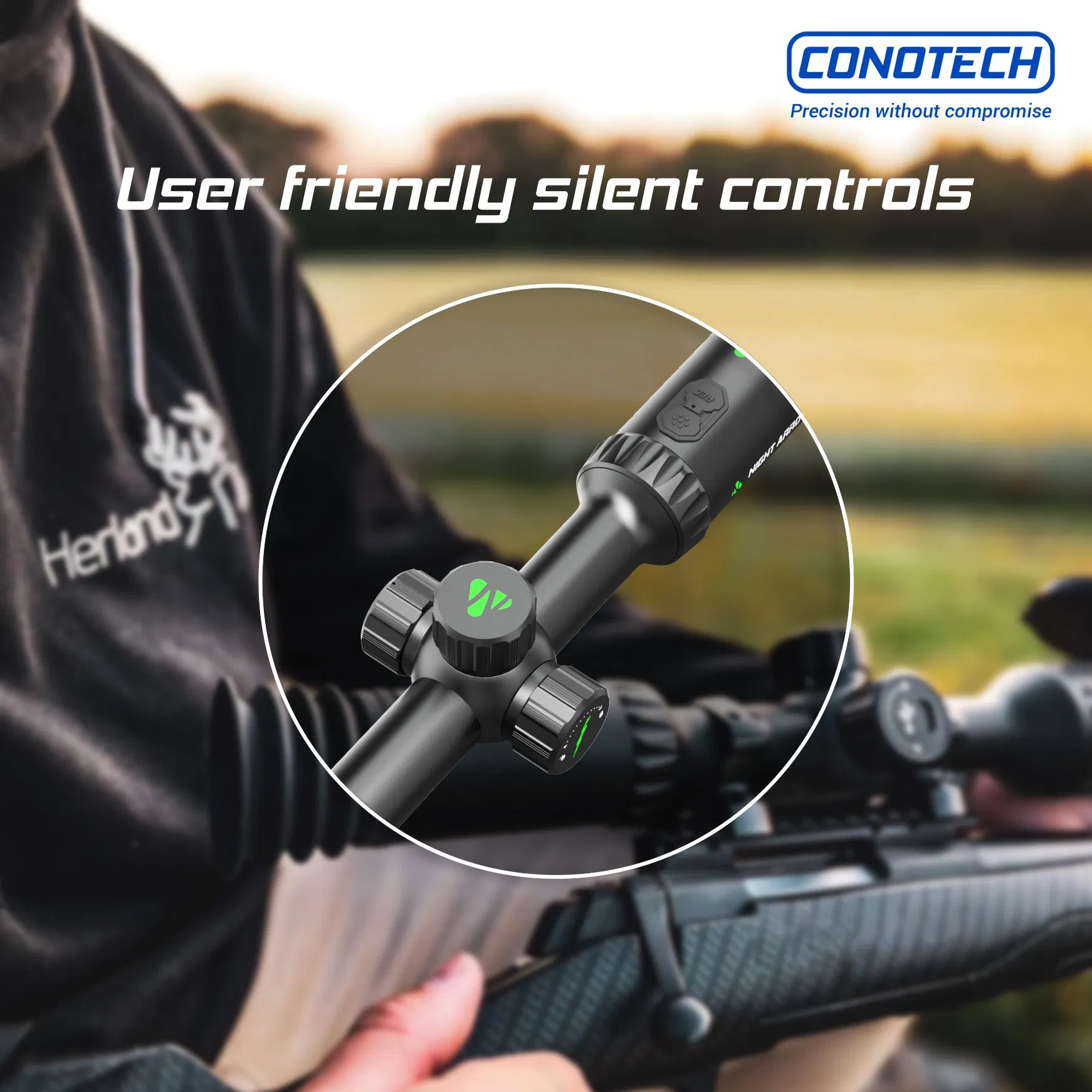 Conotech Long Range Outdoor Laser Thermal Monocular Hunting Thermal Scopes Optics Riflescope