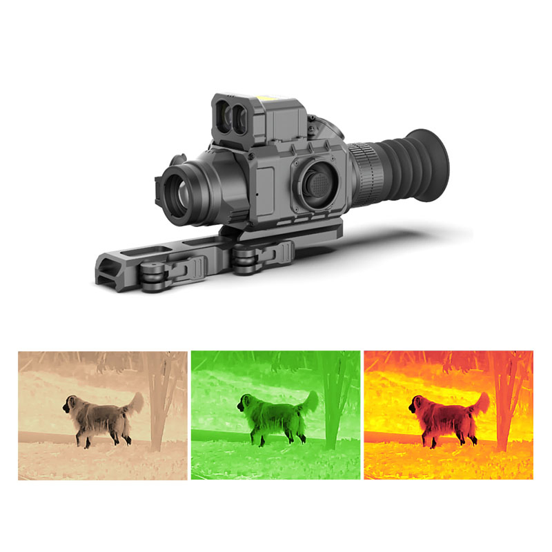 640 Thermal Imaging Riflescope Ballistic Calculator Laser Rangefinder for Night Hunting