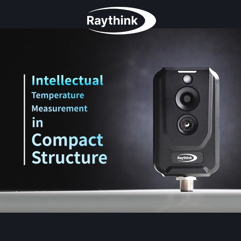 Fixed Thermal Imaging Cube Camera 256X192 Vox Uncooled Dual Spectrum IP67 Predictive Maintenance Factory Monitoring