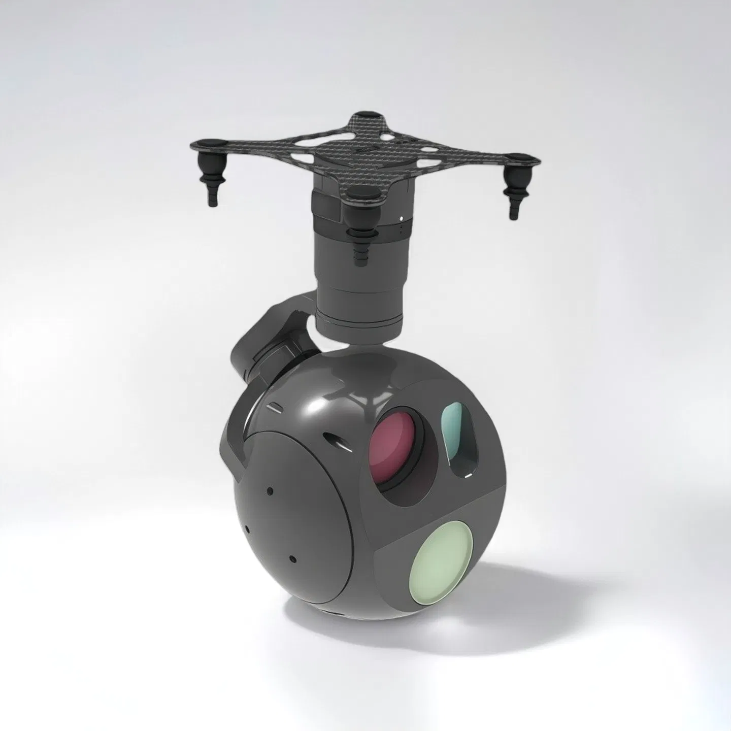 Electro-Optical System 24/7 Inspection and Surveillance Digital Thermal Drone Gimbal Camera