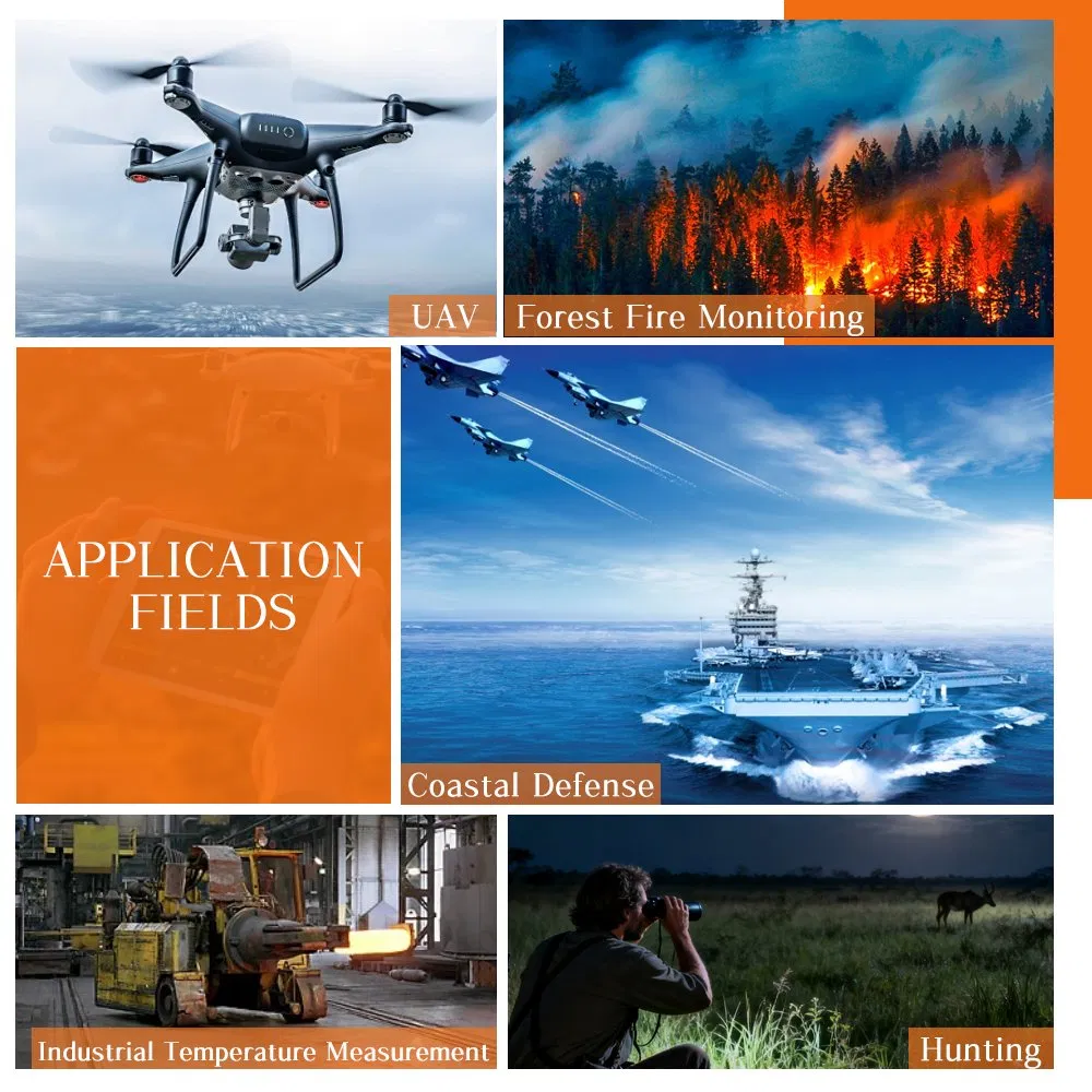 Itl612r PRO Gstir Uncooled Thermal Camera Core 640X512 12μm IP67 Protection 13G Lightweight for Rescue Forest Fire Prevention