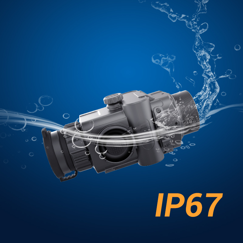 WiFi Supported Scope Hunting Scope Image Infrared Telescope Imaging Thermal Clip on Thermal Attachment Clip-on with 25mm 35mm Lens Optional