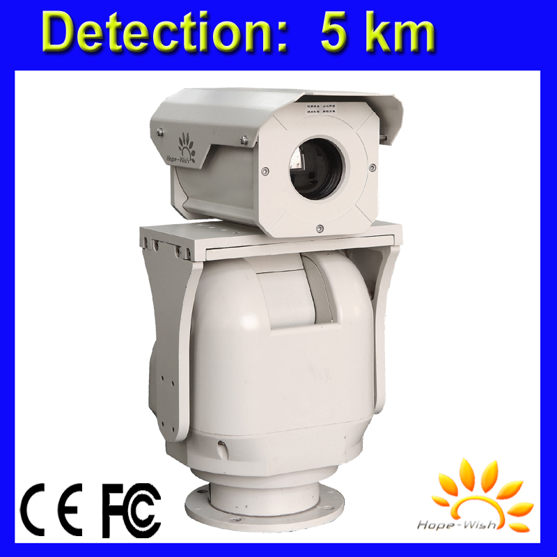 640*480 Uncooled Sensor Infrared Thermal Imager with 360 Degree PTZ