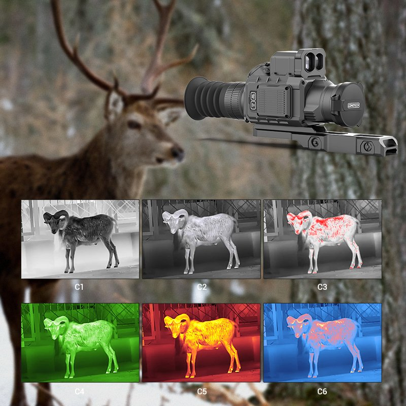 2021 New Best Selling Night Vision Infrared Scope Thermal Riflescope with 35mm Lens 50mm Lens for Hunting OEM ODM Available