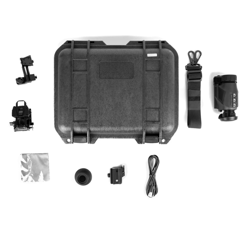 Jerry-Ym Thermal Monocular Handheld or Helmet-Mounted 640*512 Multi-Functional Thermal Imager Device Helmet Scope