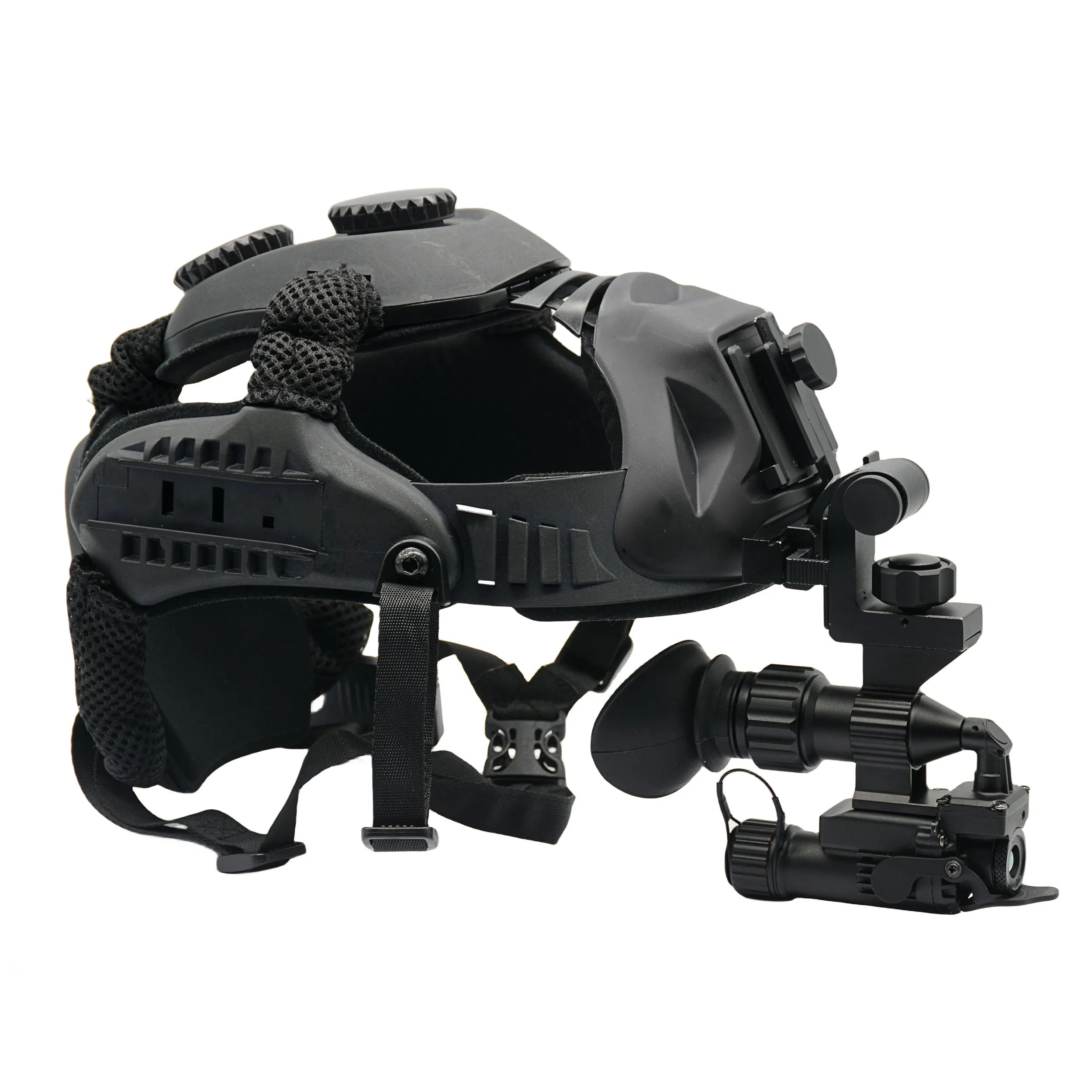 Thermal Imaging Night Vision Monocular with Head Mount Handheld and Clip-on Modes