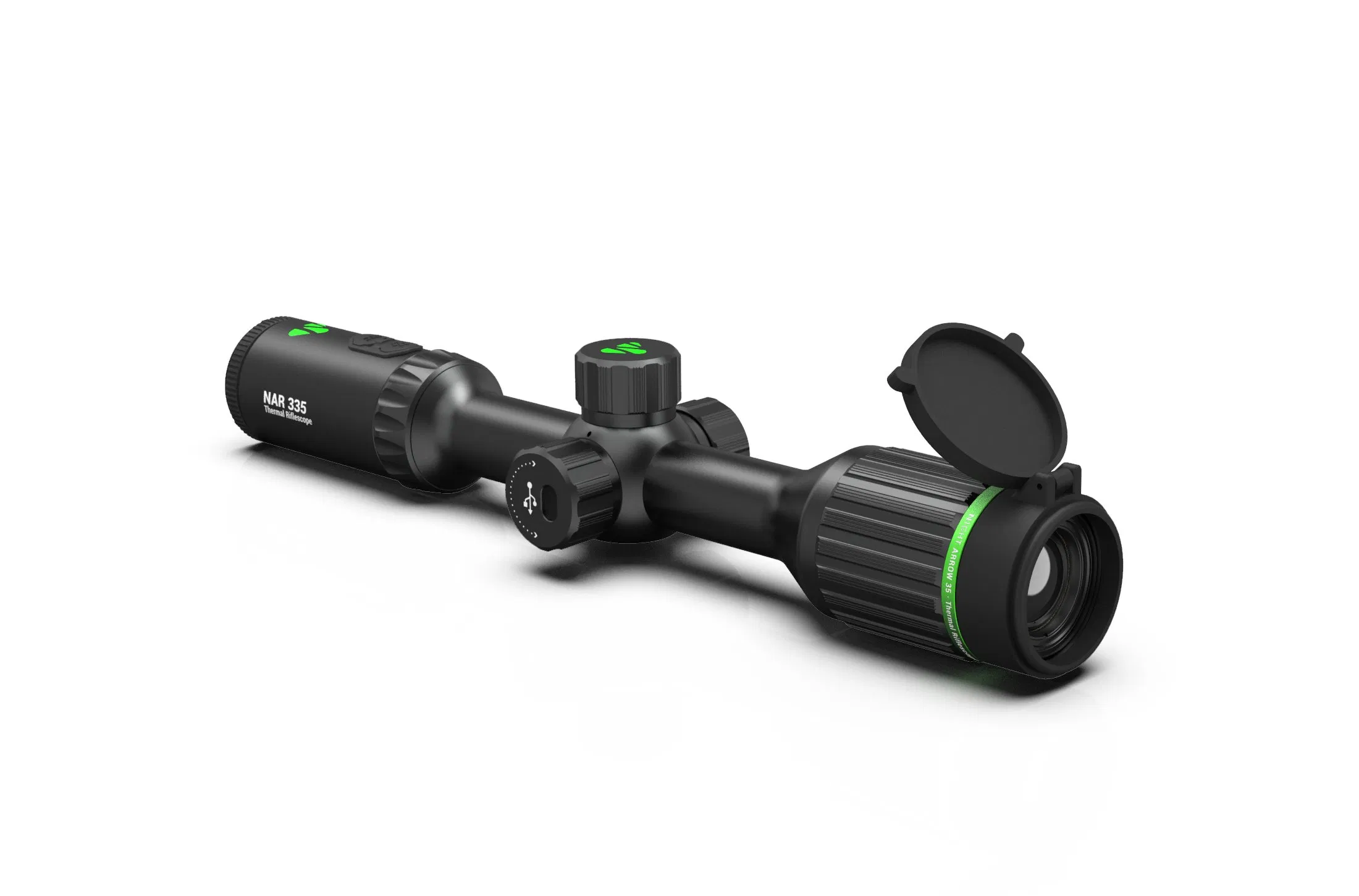 35mm 50mm Objective Lens Night Arrow Infrared Night Vision Hunting Scope Thermal Imaging Riflescope with Attachment