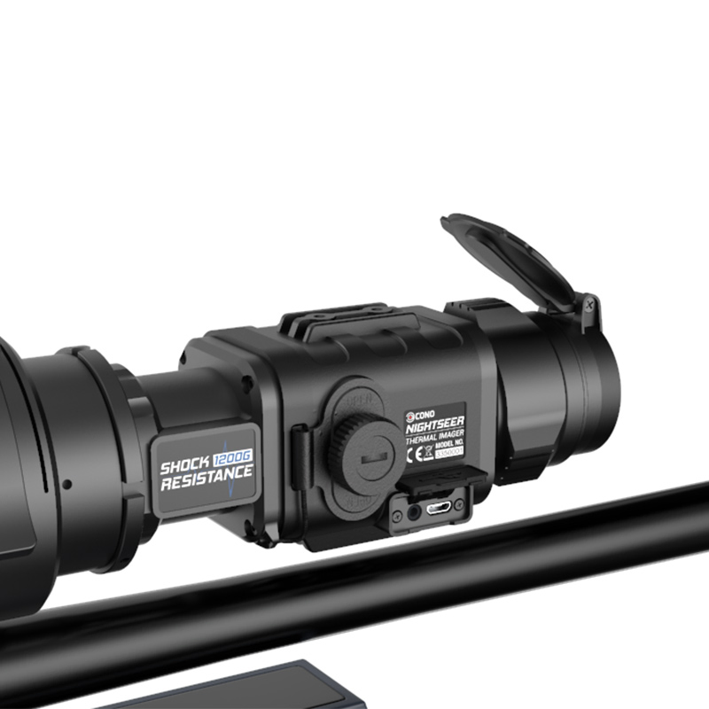 35/50 mm Thermal Imaging Sight Scope Movable Crosshair Reticle Ranging Night Vision Riflescope for Hunting WiFi Video Output