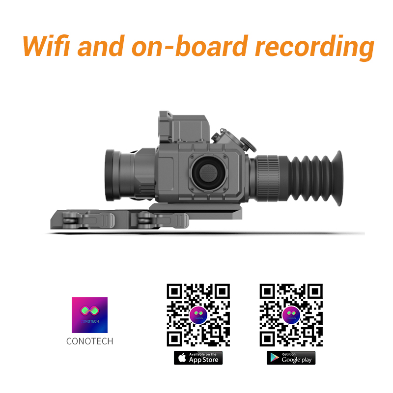 2021 New Best Selling Night Vision Infrared Scope Thermal Riflescope with 35mm Lens 50mm Lens for Hunting OEM ODM Available