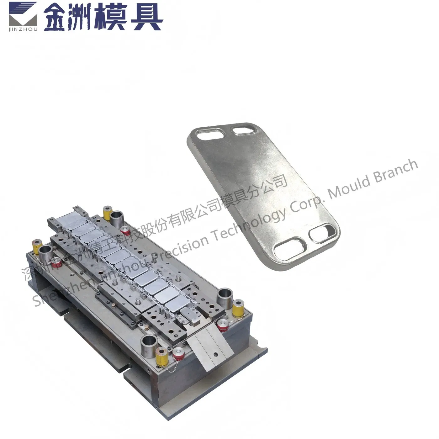 Multi-Material Plate Fin Tool (Al/Cu Hybrid Structure, Thermal Expansion <3μ m/m· K)