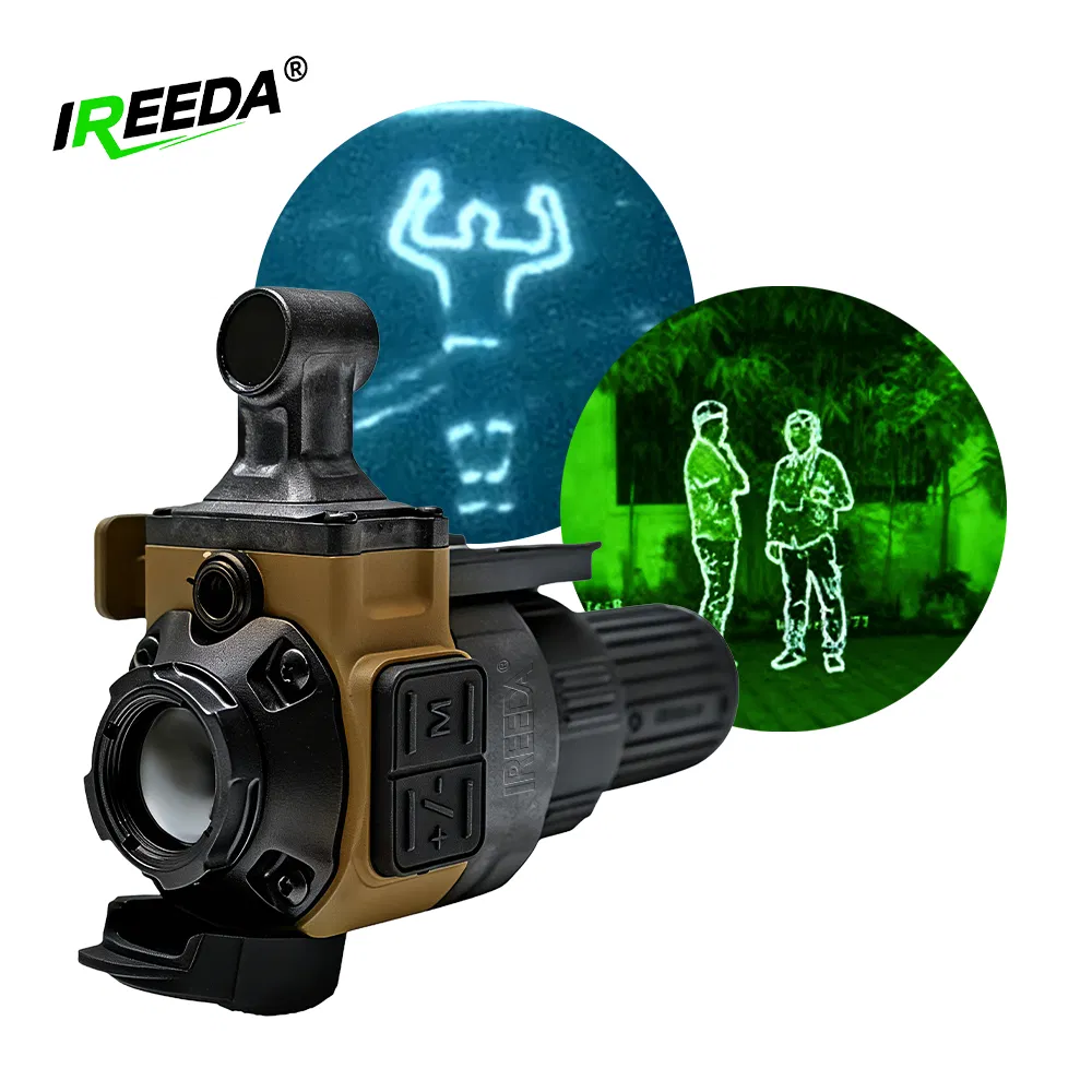 Ireeda Compact Fused Nvg Clip on Thermal Imager Night Vision Enhancement Attachment