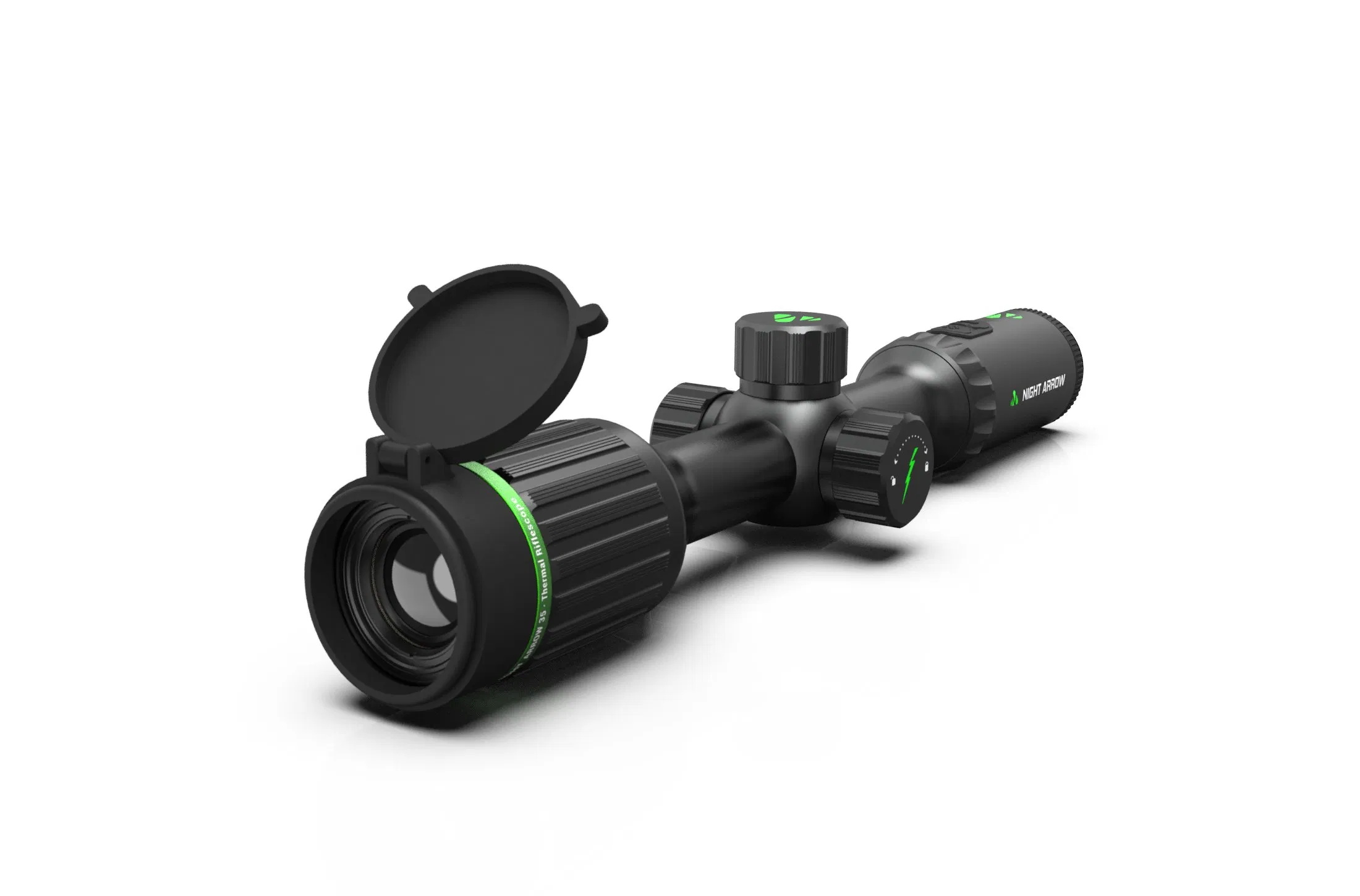 35mm 50mm Objective Lens Night Arrow Infrared Night Vision Hunting Scope Thermal Imaging Riflescope with Attachment