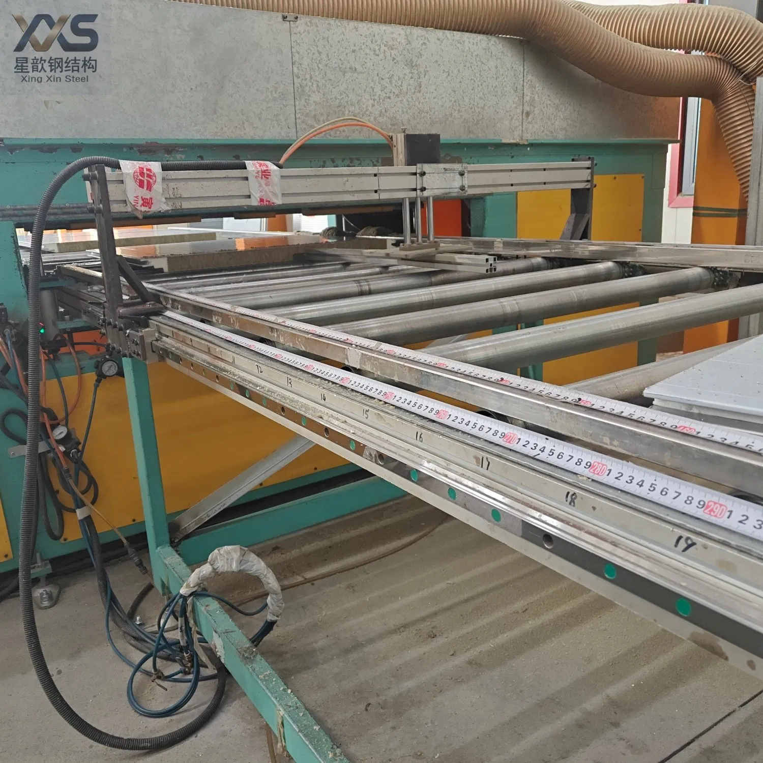 Rock Wool Insulated Metal Panel with Thermal Break Gasket for Curtain Wall Mullion Attachments