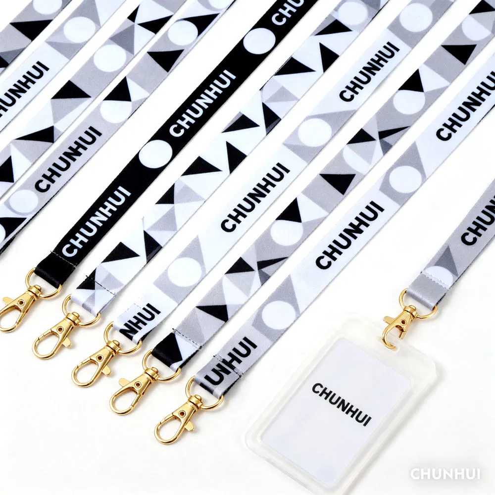 Nylon Lanyard Lunch Cooler Bag Eco-Friendly Thermal Food School Box Tote with Hard Attachment Clip Hook Promotional Shopping Bag