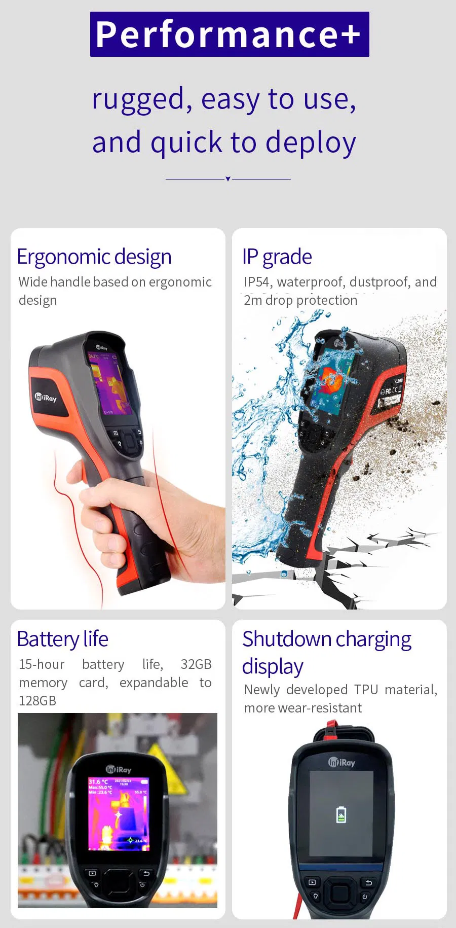 Portable PRO-Grade Thermal Imager for Night Vision