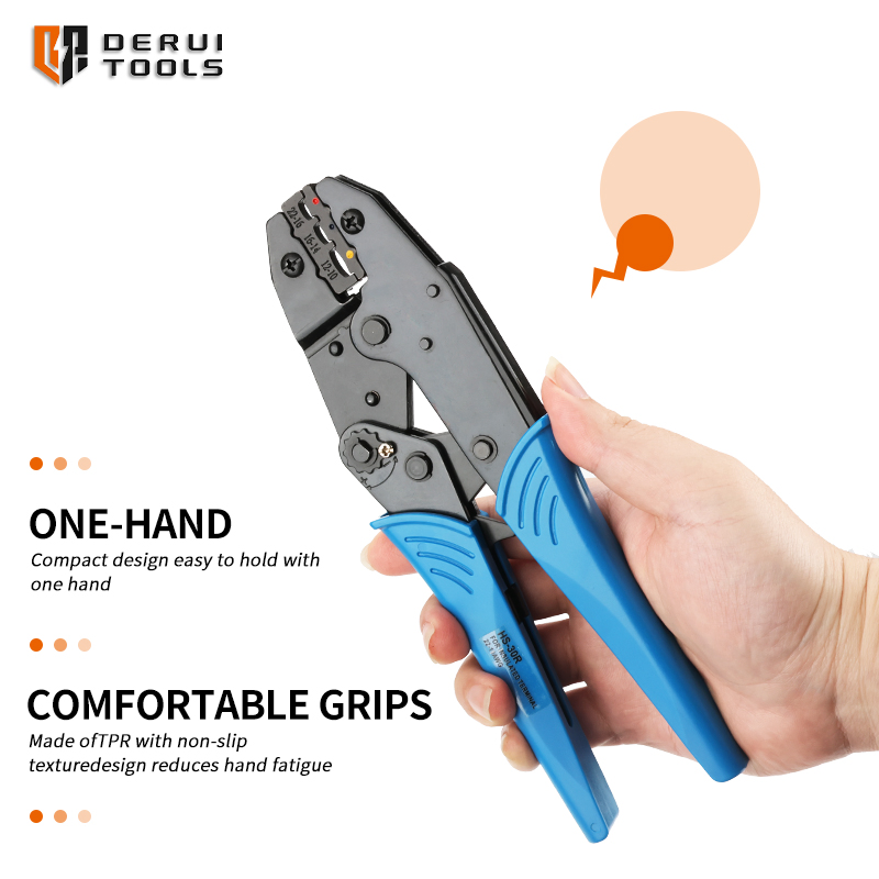 HS-30r Crimping Pliers, Versatile Tool for Thermal Contraction Terminal Connections
