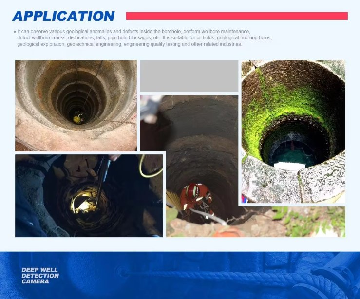 IP68 Underground Inspection Camera Sewer Line Inspection Camera Kit Pan Tilt Zoom Pipeline Camera