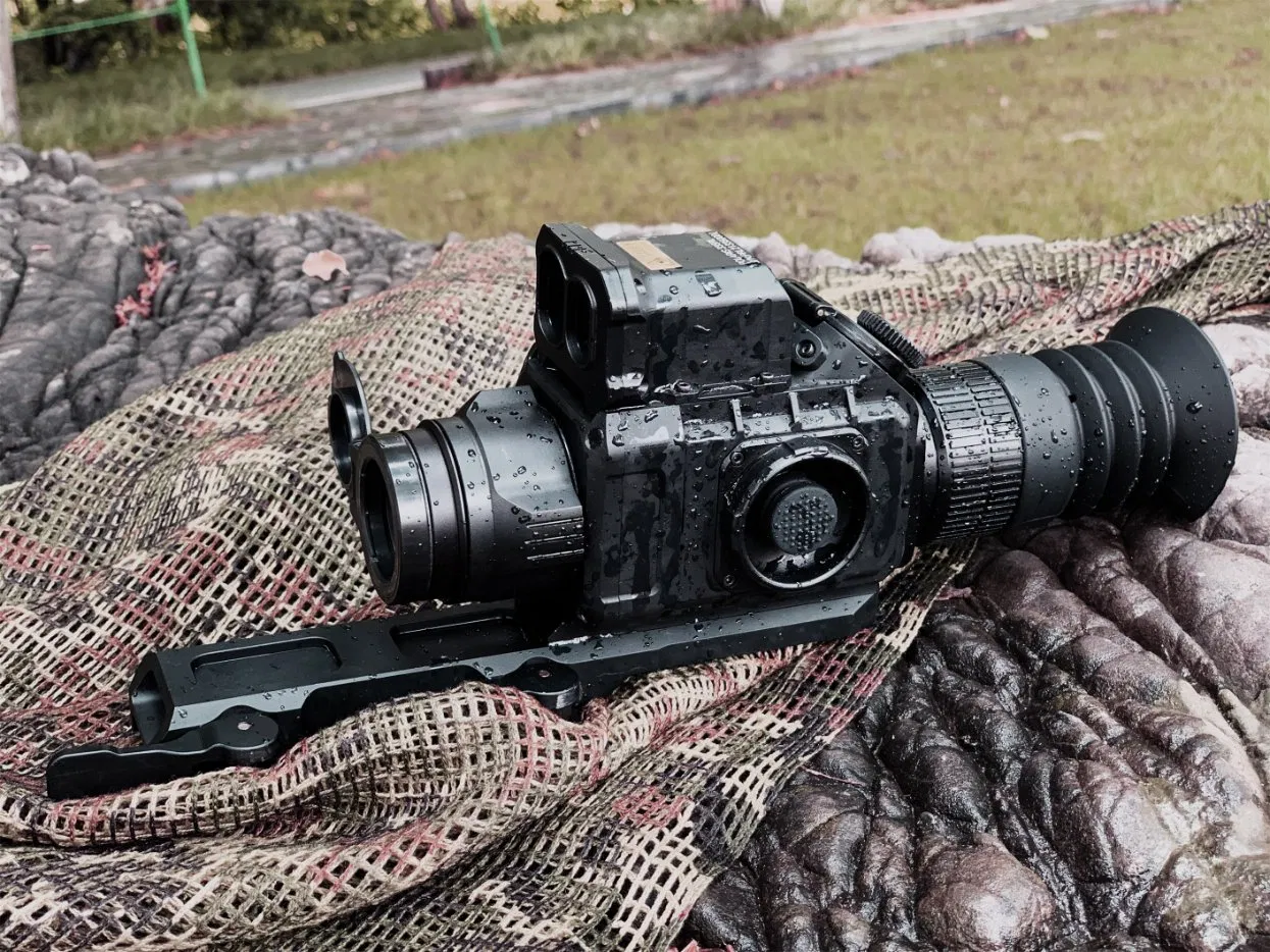 640 Thermal Imaging Riflescope Ballistic Calculator Laser Rangefinder for Night Hunting