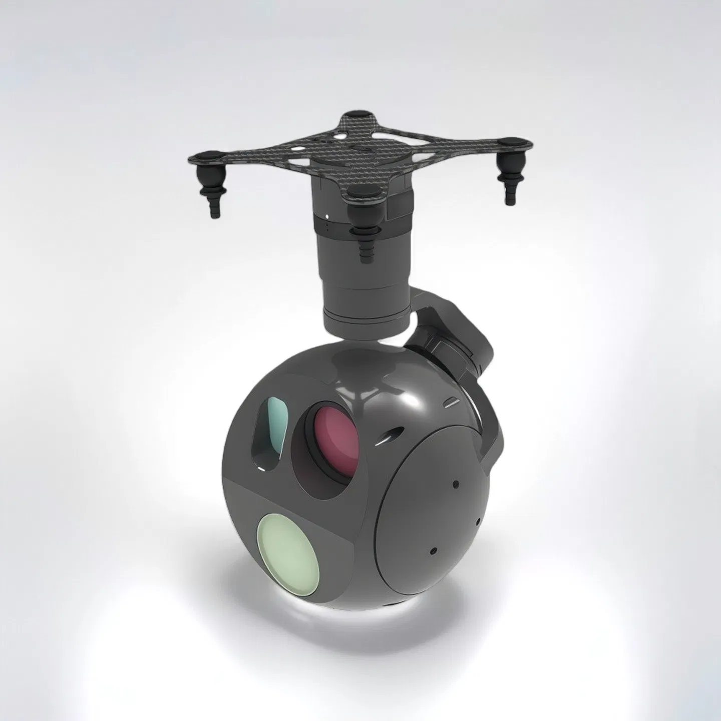Continuous Zoom Drone Gimbal Camera for Detailed Inspection Dome Thermal Camera