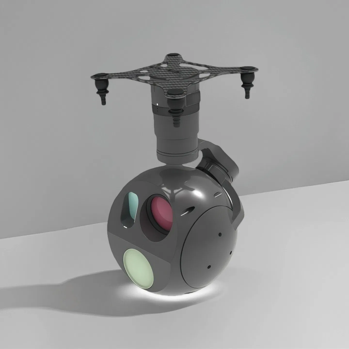 Continuous Zoom Drone Gimbal Camera for Detailed Inspection Dome Thermal Camera