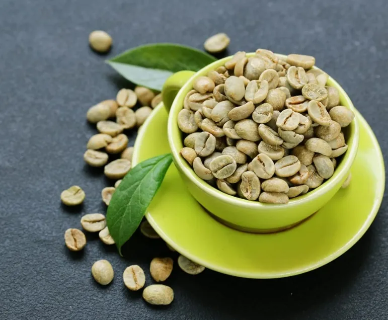 Amostra Grátis Extrato de Coffea Arabica de Alta Qualidade Grau Alimentar 10: 1 Pó de Extrato de Grão de Café Verde Orgânico