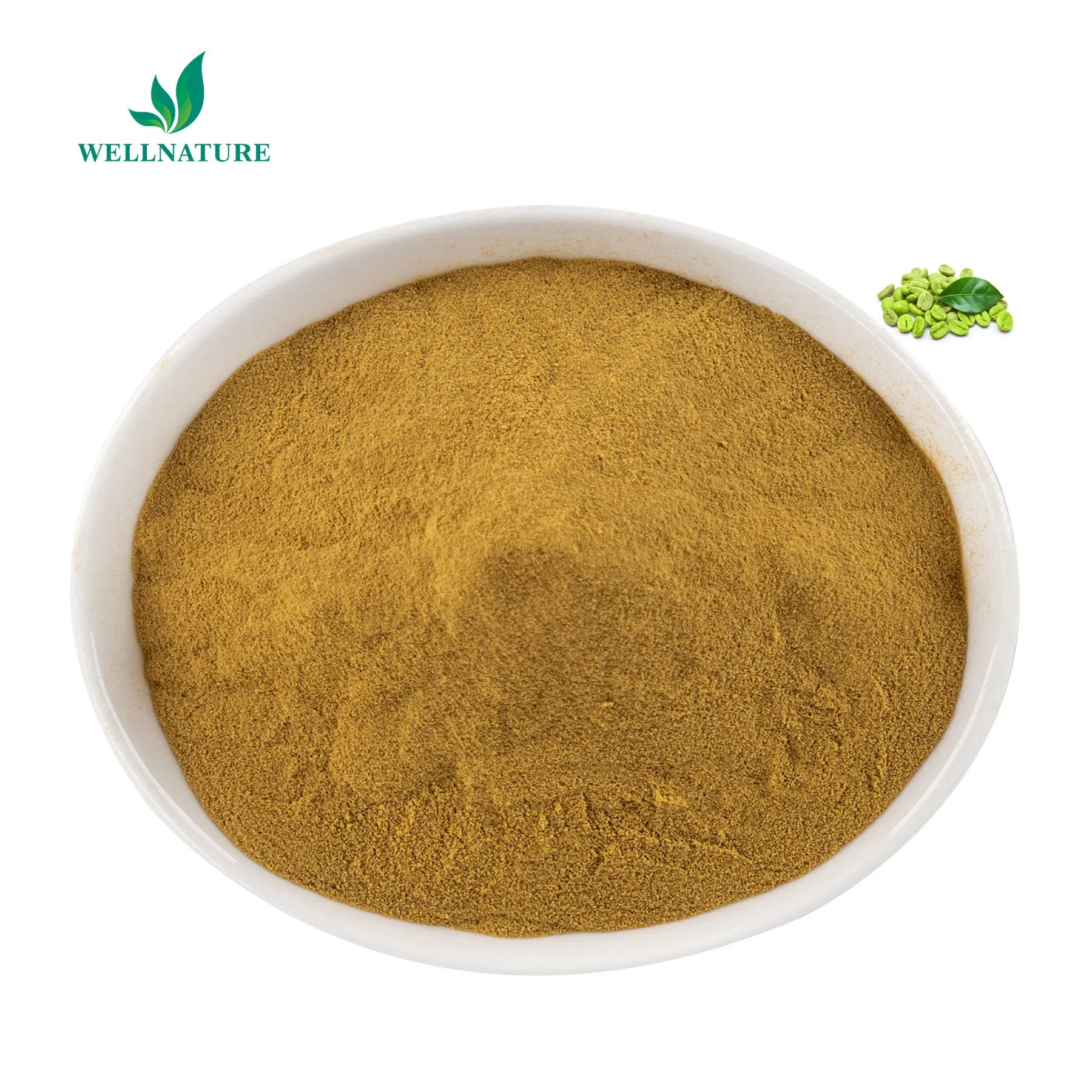 Suplemento Natural de Saúde Extrato de Grão de Café Verde Natural 50% Ácido Clorogênico