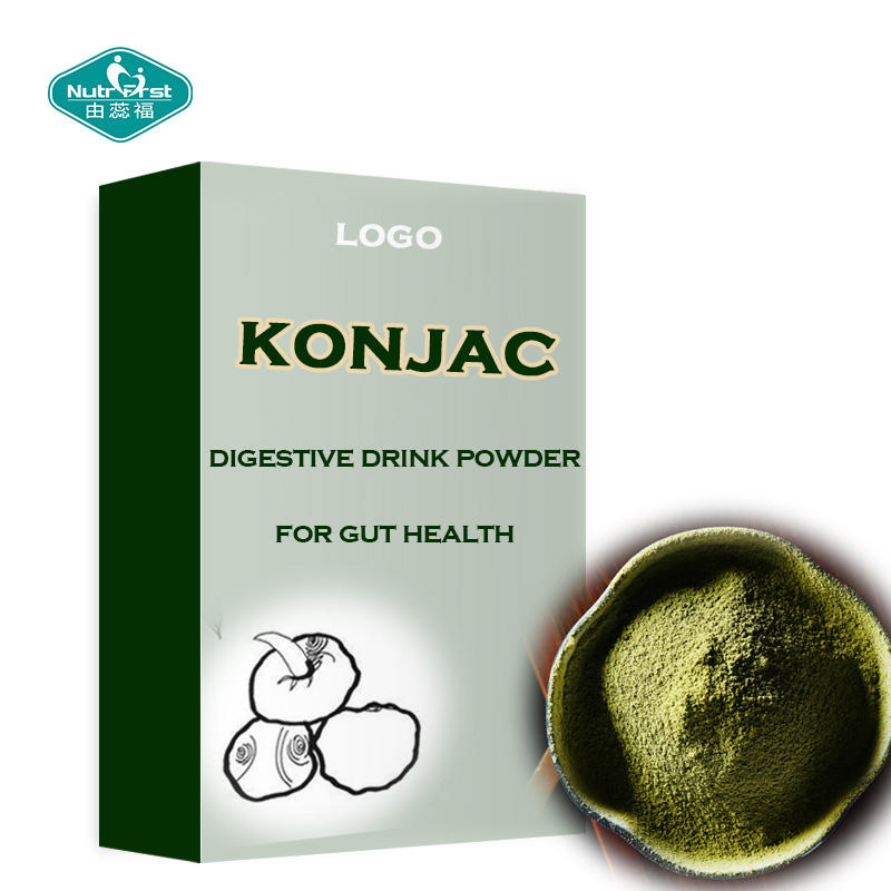 Suplemento Digestivo Personalizado em Pó de Extrato de Konjac para Emagrecimento e Saúde Intestinal