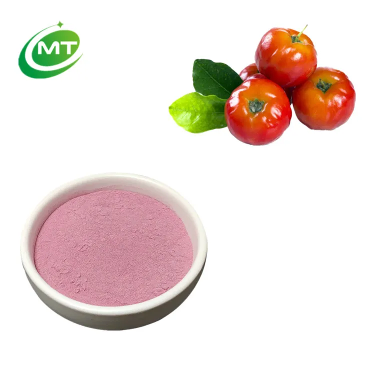 Fruta Natural Pura Certificada Halal Vitamina C 17% 25% Extrato de Cereja Acerola