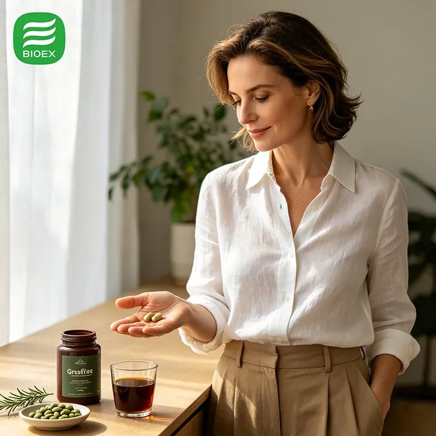 Extrato de Grão de Café Verde Natural e Puro de Clorogênico Direto da Fábrica