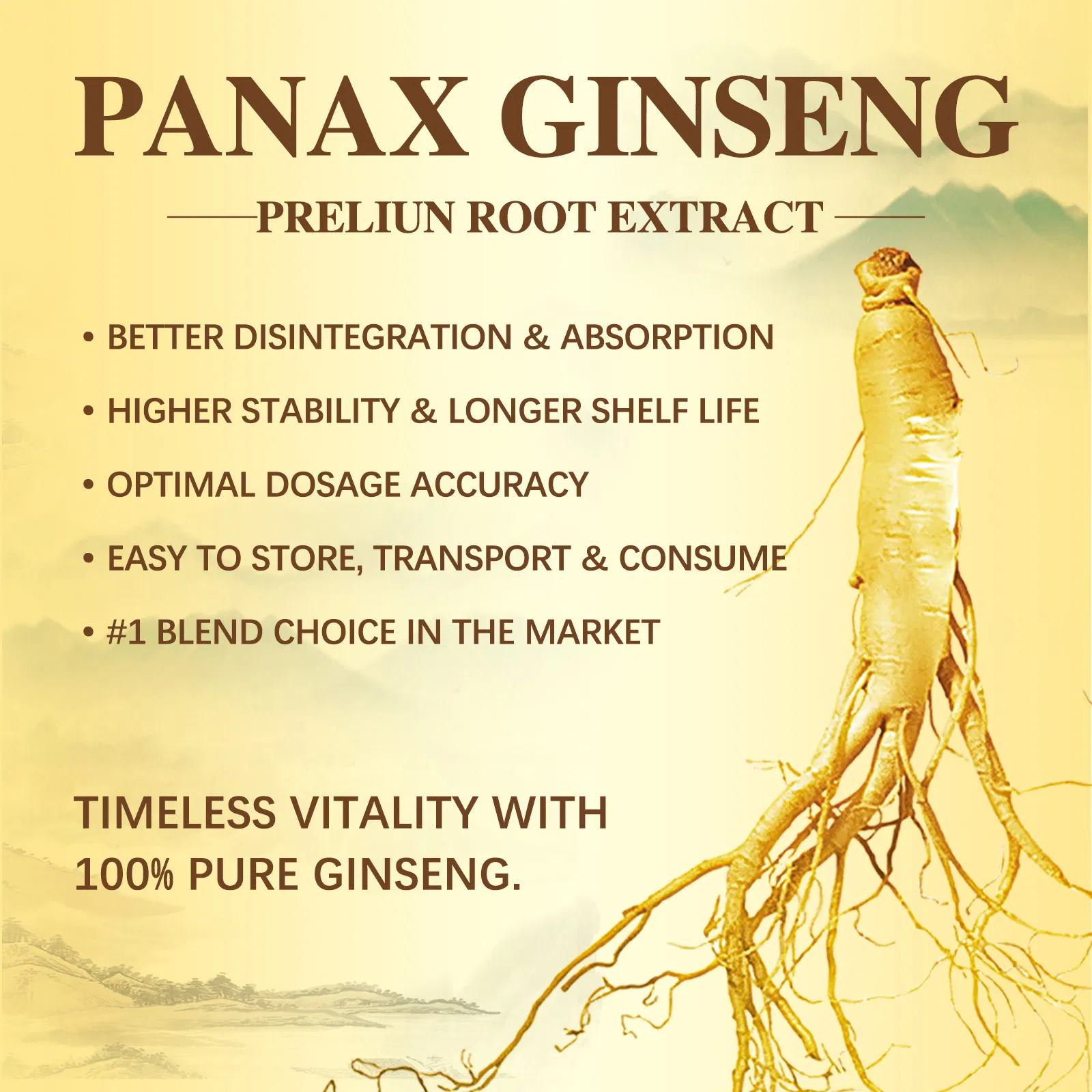 Panax Ginseng Root Extract Product Details