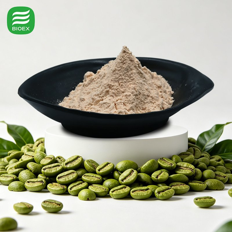 Fornecimento de Fábrica Ácido Clorogênico Natural de Grau Alimentício 28% Extrato de Grão de Café Verde