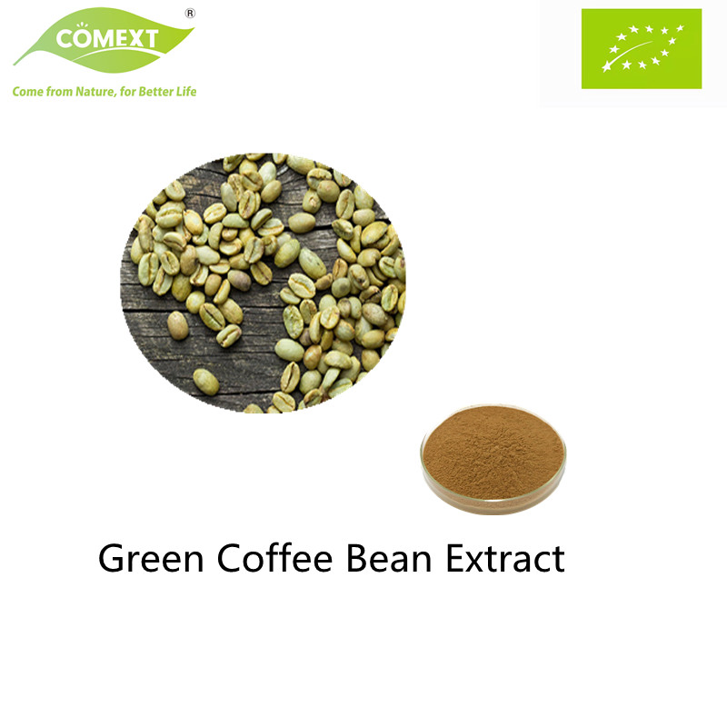 Extrato de Grão de Café Verde Natural Puro Comext 45% 50% Pó Total de Ácidos Clorogênicos Extrato de Planta de Alta Qualidade Extrato Herbal