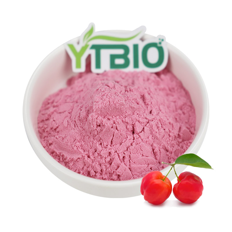 Extrato de Cereja Acerola Rico em Vitamina C Pó de Extrato de Fruta de Cereja Acerola
