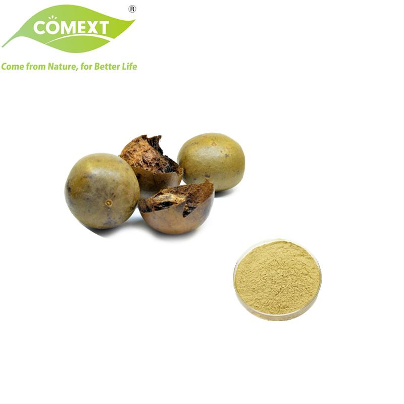 Fornecimento de Fábrica Comext 100%Natural Extrato de Planta Antioxidante Extrato de Momordica Grosvenori Extrato de Fruta Monge 5: 1 3: 1 2: 1
