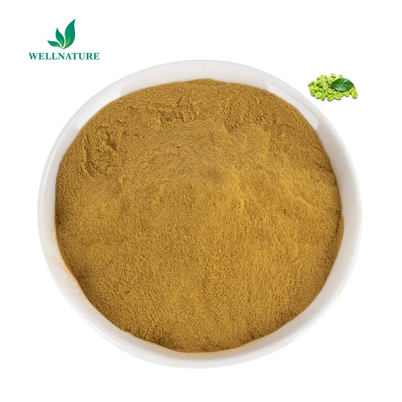 Suplemento Natural de Saúde Extrato de Grão de Café Verde Natural 50% Ácido Clorogênico