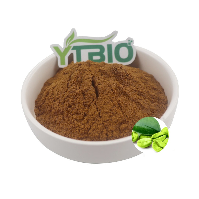 Suplementos Nutricionais de Alta Qualidade Extrato de Grão de Café Verde 50% Ácido Clorogênico
